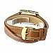 Addison 25mm Double Wrap Leather Strap - Brown